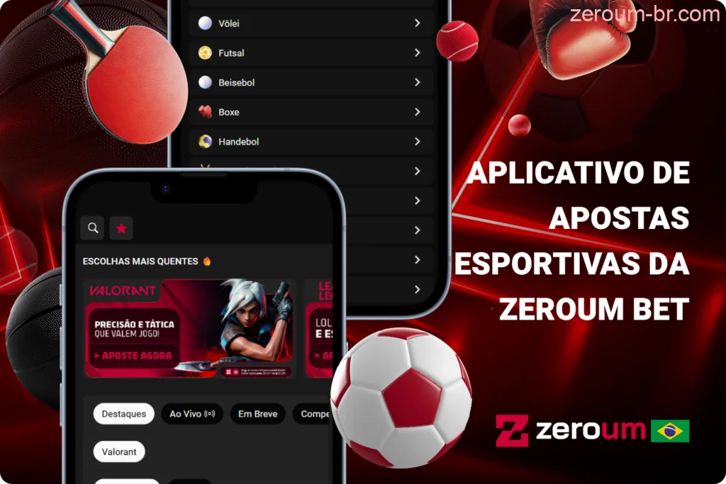 O App Zeroum Bet oferece uma seção abrangente de apostas esportivas para aqueles que apostam pelo celular