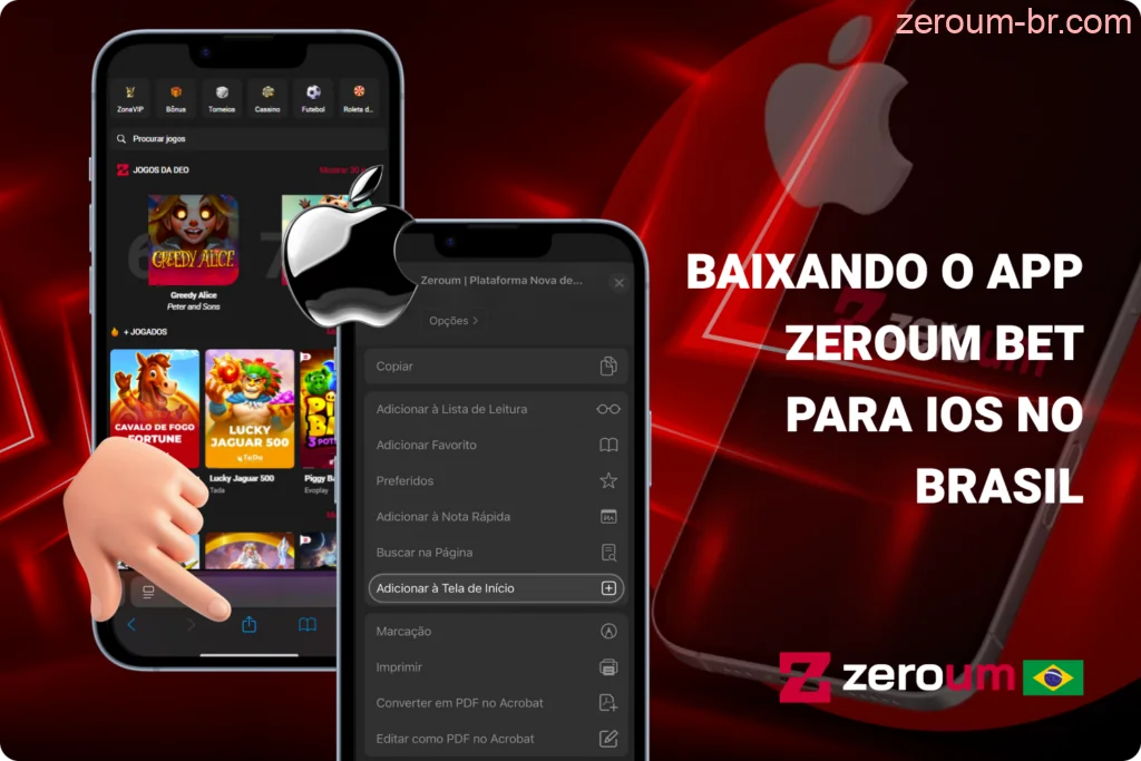 O aplicativo Zeroum Bet oferece uma experiência completa de apostas diretamente no seu dispositivo iOS